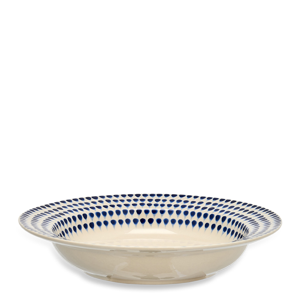 Nkuku Indigo Drop Pasta Bowl